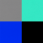 Grigio, Nero, Blu, Verde Acqua